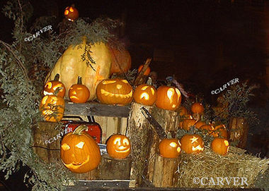 Seasonal Lights
Jack O' Lanterns seen in the Salem Halloween parade.
Keywords: salem; halloween; pumpkin; parade; photograph; picture; print