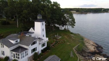 Hospital Point Lighthouse 
Overlooking Beverly and Salem Harbors.
Keywords: Lighthouse;drone;Hospital Point
