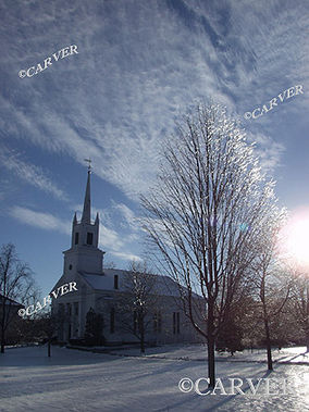 Harsh Light
A bright January sun lights a tree coated in ice. From Topsfield, MA.
Keywords: Topsfield; winter; icestorm; church; baclight; photograph; picture; print