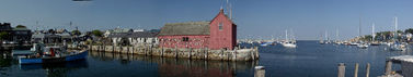 Motif No. 1 - A Wide view
Looking across from the working harbor out towards
the Atlantic  Ocean
