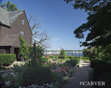 Gardens at the House of Seven Gables
Looking out towards Salem harbor from one of the gardens at the House of the Seven Gables in Salem, MA.
Keywords: Salem; ocean; public garden; garden; photograph; picture; print