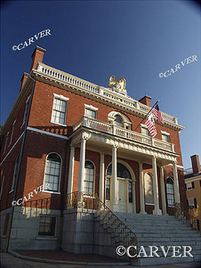 Custom House II
A wide-angle lens bends and twists the brick structure of the 
Custom House in Salem, MA at historic Pickering Wharf.
Keywords: Custom House; wide angle; gold; brick; salem; historic; photograph; picture; print